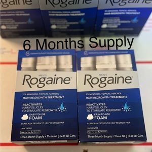 Rogaine Men’s 𝐅𝐨𝐚𝐦 6 𝐌𝐨𝐧𝐭𝐡 𝐒𝐮𝐩𝐩𝐥𝐲 ☑️
